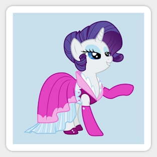 Rarity in a pink dress 1 Sticker